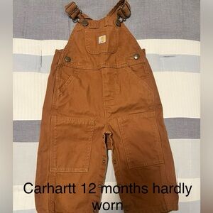 Carhartt Kids Tan Overalls